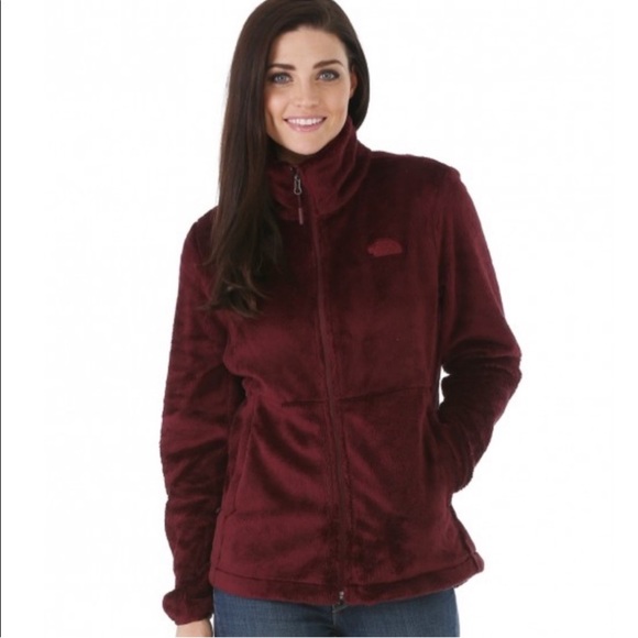 The North Face Women’s Osito Jacket Burgundy Size L Fleece - Picture 1 of 12